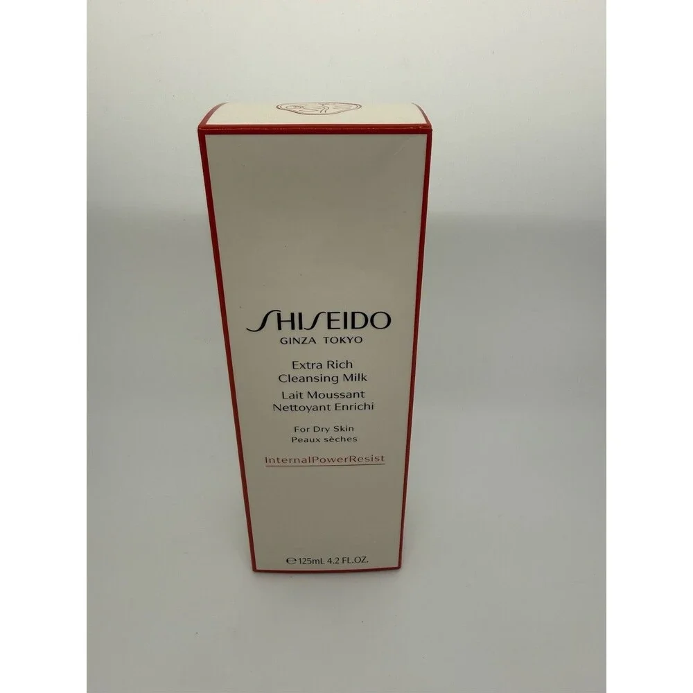 Shiseido Extra Rich Cleansing Milk Dry Skin‎ Cleanser 125ml 4.2oz Full Size New
